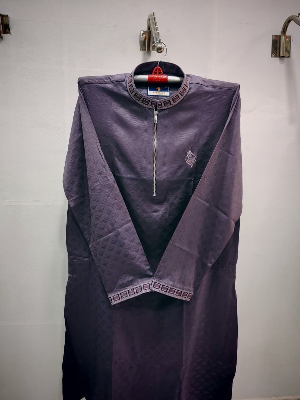 কোড # 1018 রয়্যাল পার্পল প্রিমিয়াম ষ্টাইলিস এক্সক্লুসিভ পাঞ্জাবি